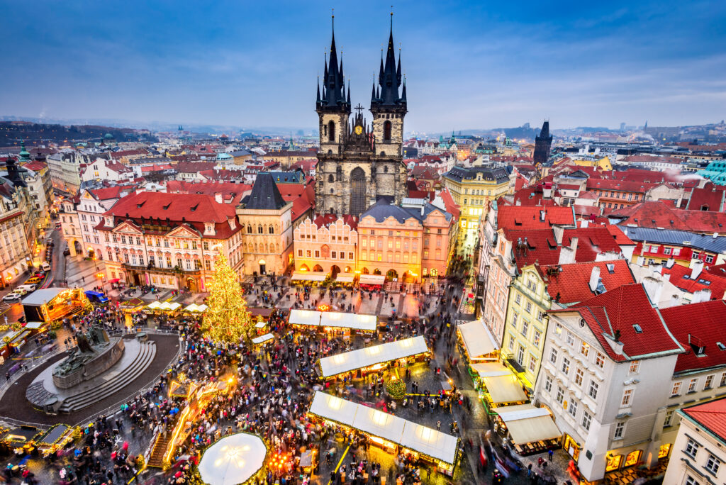 Christmas market in Prague